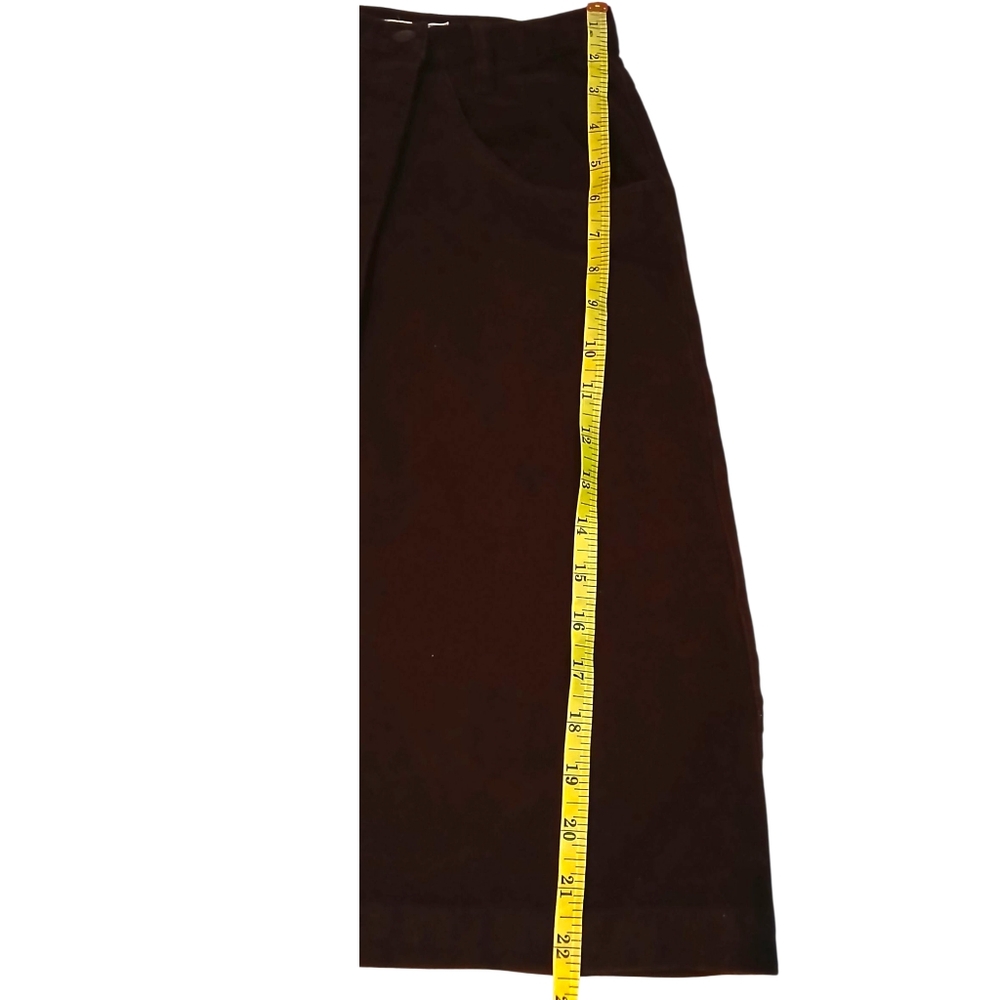 Eddie Bauer Women's Brown Felt Wrap Midi Skirt-Size 20 EUC - Picture 3 of 6